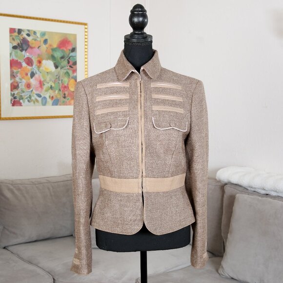 STAJAN KUNST & MODE 100% Artisan Crafted Virgin Wool Jacket - Picture 1 of 16